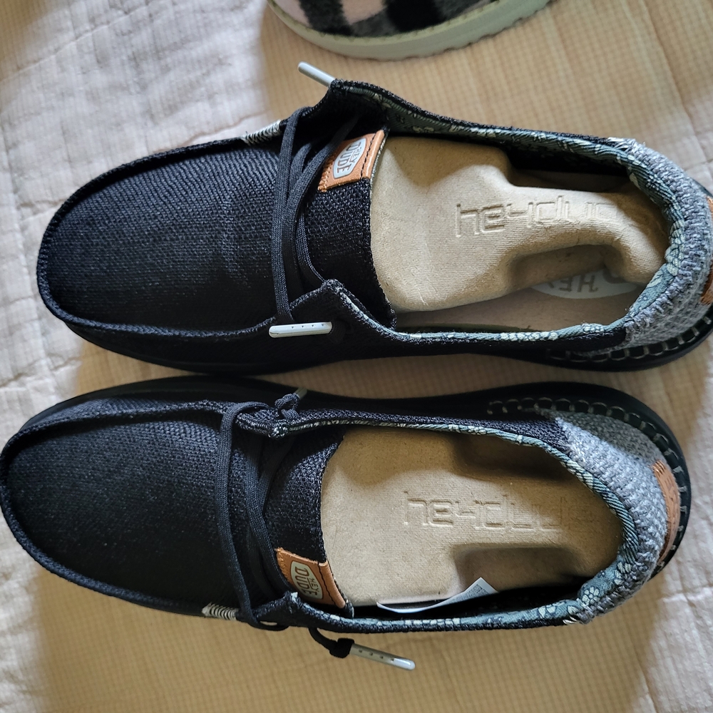 Hey Dude Black Casual Shoes